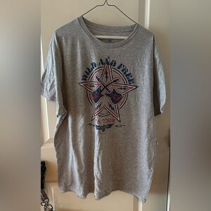 Celebrate Patriotic Wild and Free Graphic Tshirt Plus Size 2X or 3X NWT